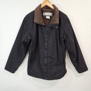 Columbia Sportswear Women's Black Fleece Lined Jacket Winter‎ Coat Warm Outdoor